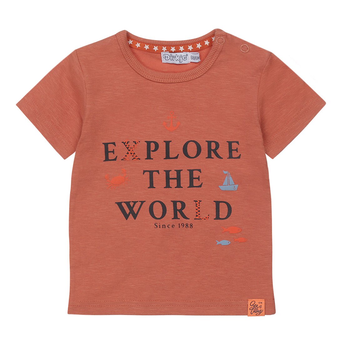 Boys T-shirt ls - Kool KidsDIRKJEKool KidsT46692-35KOOLBoys T-shirt ls3 MesesRust